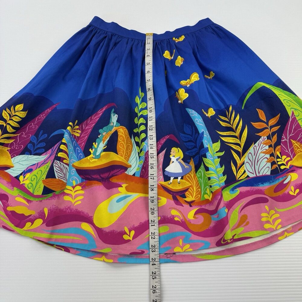 Disney Stitch Shoppe Loungefly Alice Caterpillar Dream Sandy Skirt M NWT Pin - Picture 14 of 16